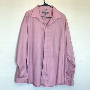 Kenneth Cole Reaction Dress Shirt•XL•17.5 36-37. Men’s pink wrinkle free